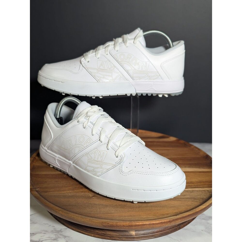 Air Jordan Nu Retro 1 Low Golf White Pure Platinum Men's Size 8.5 FZ4153-100